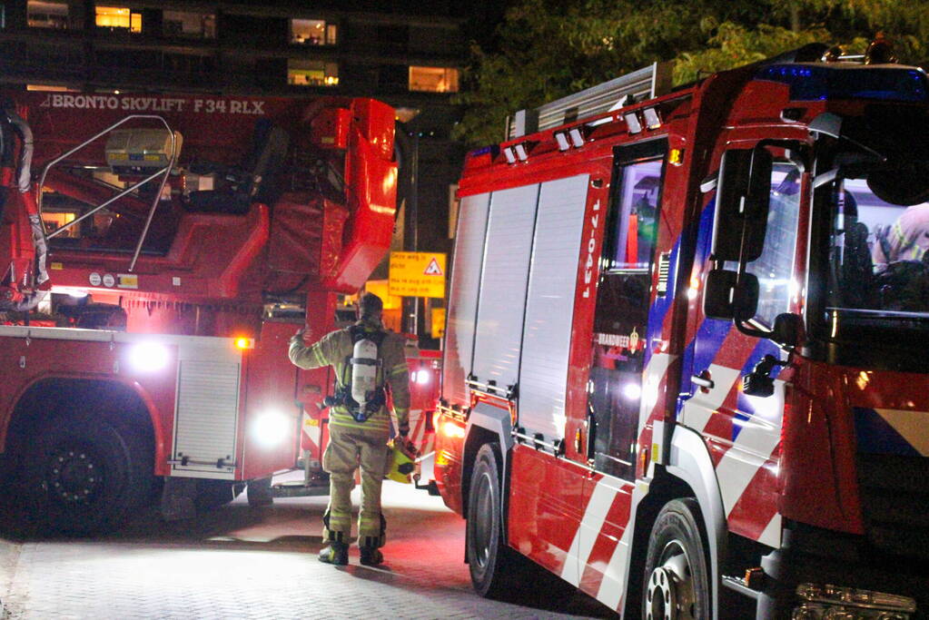 Brandweer ingezet voor melding gebouwbrand