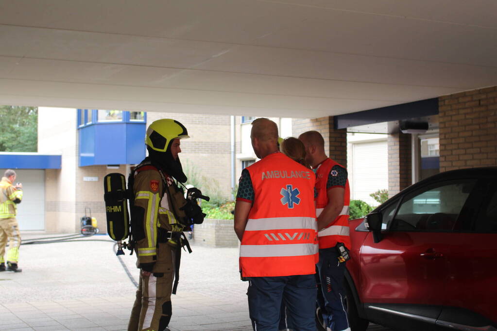 Pan op het vuur zorgt voor flinke rookontwikkeling