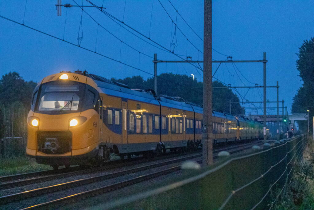 Trein valt stil door technische storing