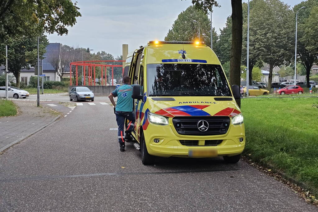 Fietser aangereden door voorrangsfout