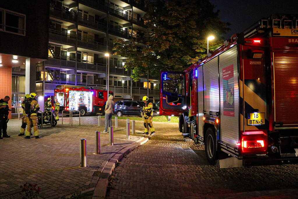 Brand in woning snel geblust