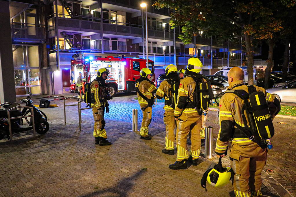 Brand in woning snel geblust