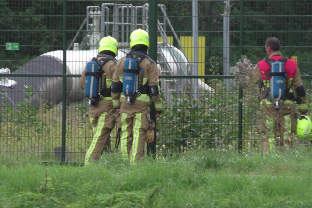 Bovengrondse gasleiding afgesloten na lekkage