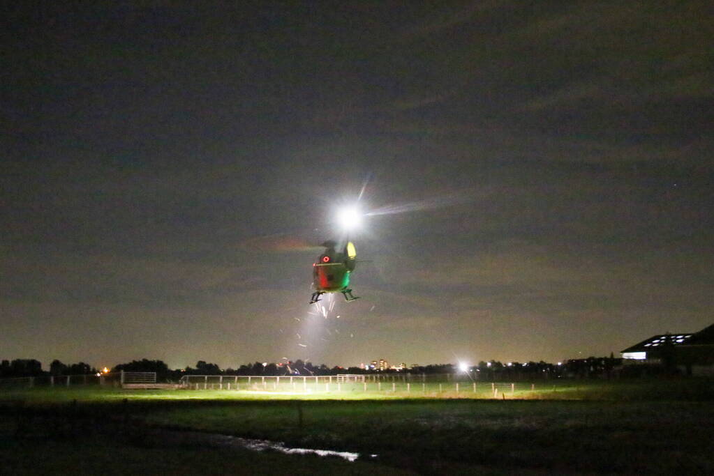 Traumateam assisteert bij medische noodsituatie