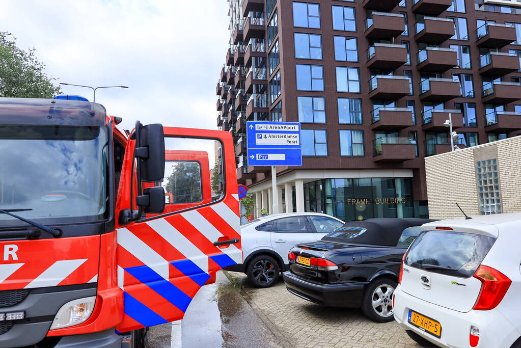 Evacuatie wegens woningbrand