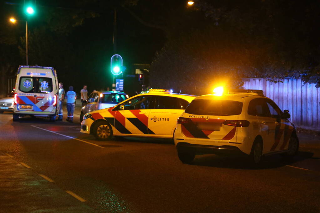 Fietser gewond bij aanrijding met taxi