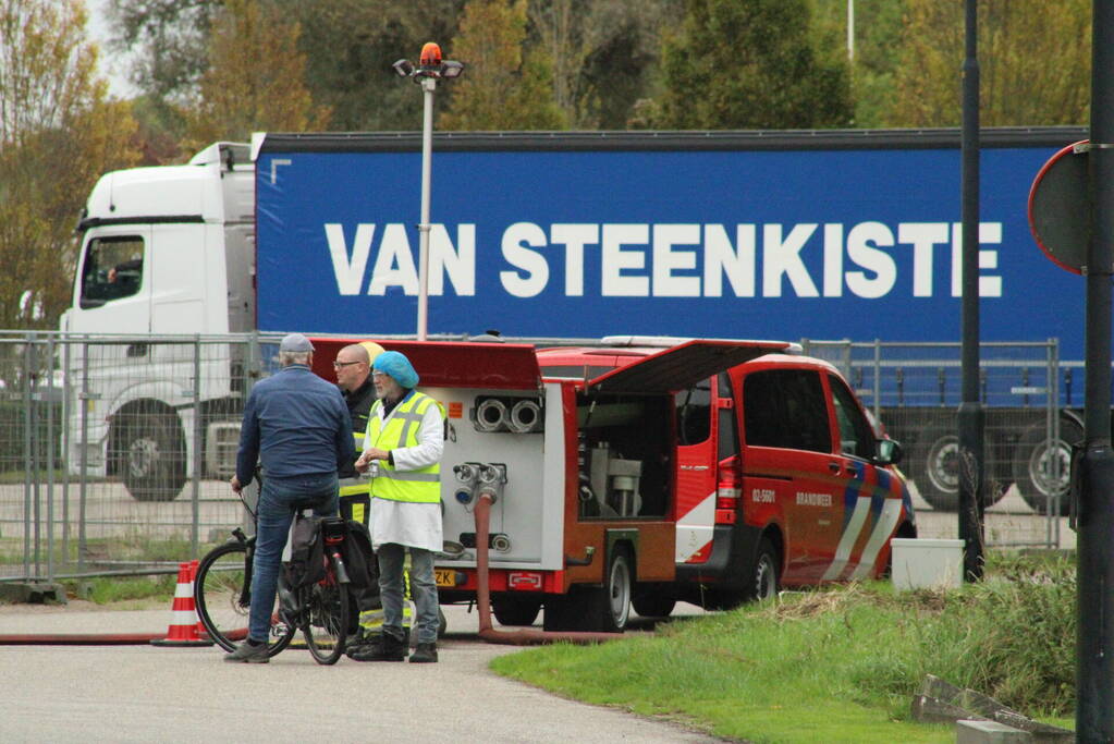 Brand in zuivelfabriek snel onder controle