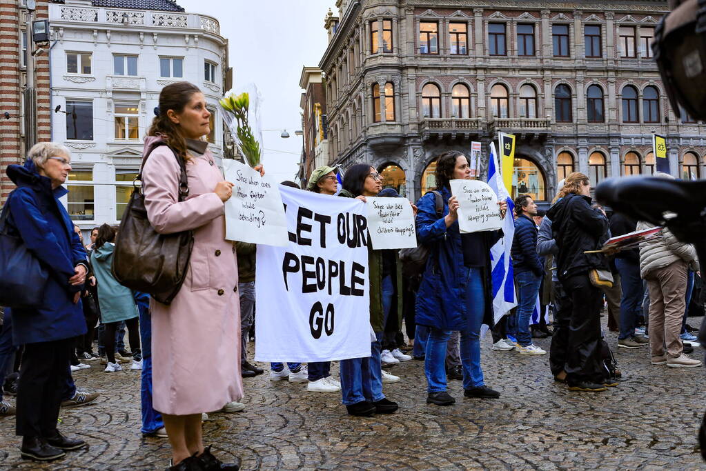 Manifestatie voor Israël druk bezocht