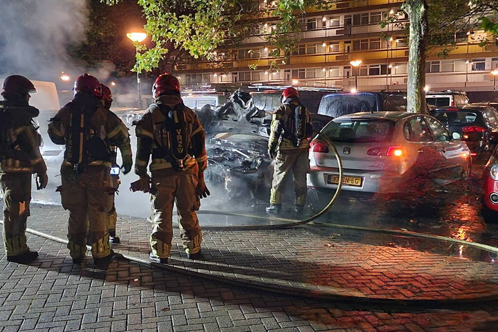 Veel schade door uitslaande autobrand