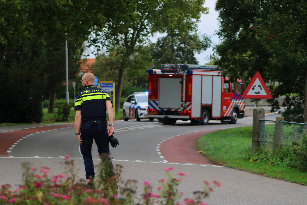 Brandweer ingezet voor stoomvorming bij auto