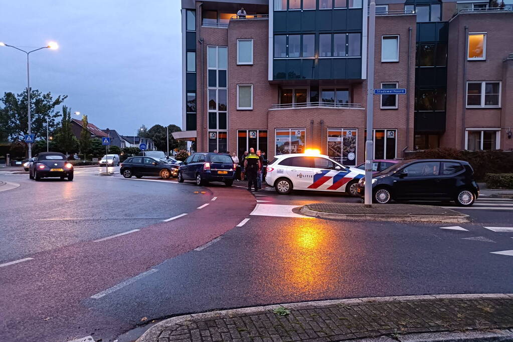 Fietser aangereden bij rotonde