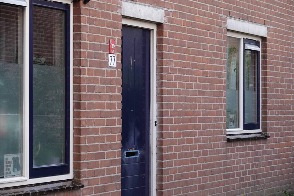 Woning beschadigd door explosief