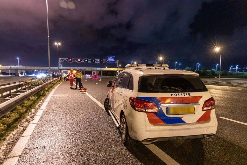 Flinke schade door gladheid op snelweg