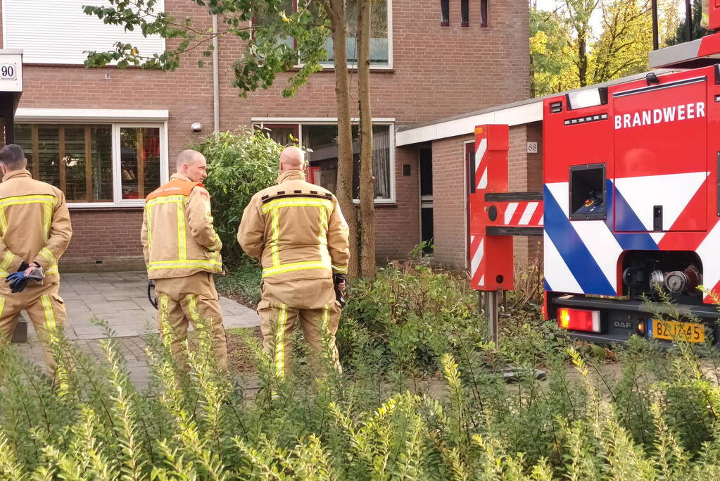 Brand in schoorsteen snel onder controle