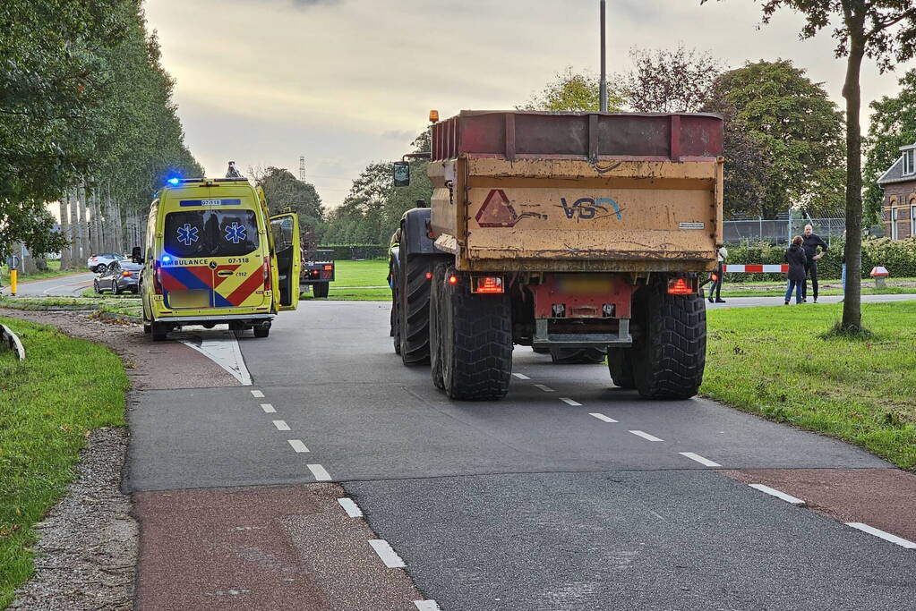 Dodelijk ongeval tussen fietser en graafmachine