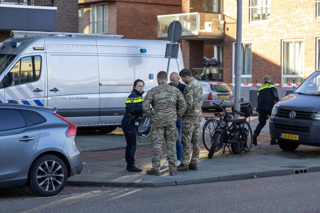 Onderzoek naar explosief materiaal in box