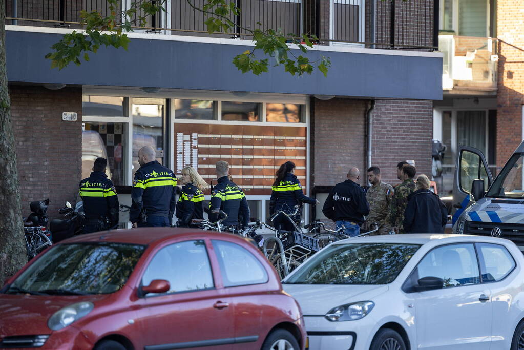 Onderzoek naar explosief materiaal in box