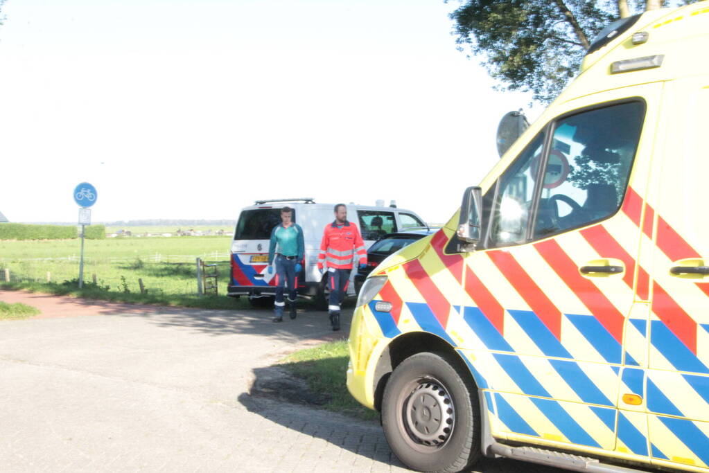 Aanrijding tussen auto en scooter