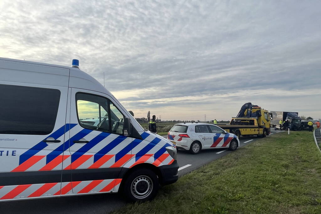 Persoon zwaargewond bij ernstig ongeval