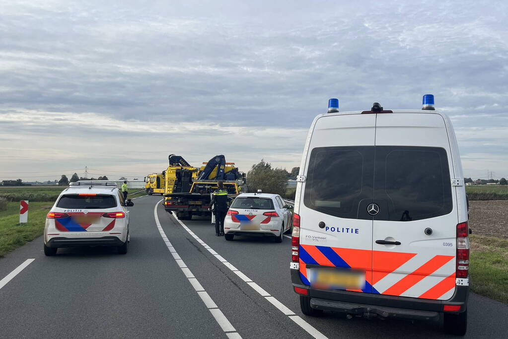 Persoon zwaargewond bij ernstig ongeval