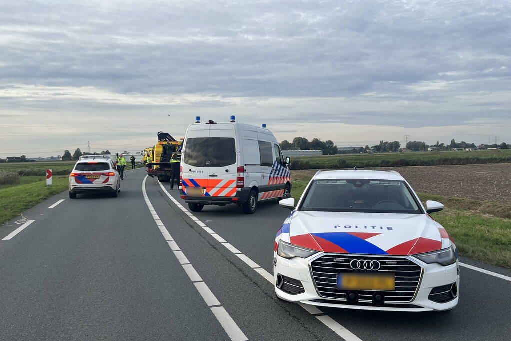 Persoon zwaargewond bij ernstig ongeval