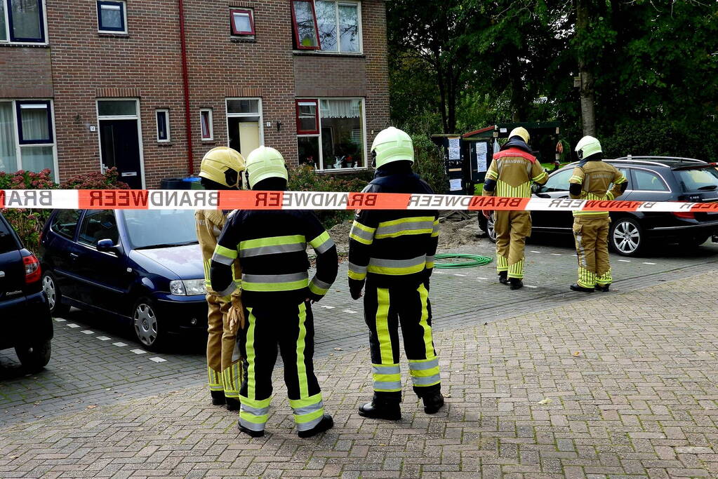 Gaslekkage door werkzaamheden