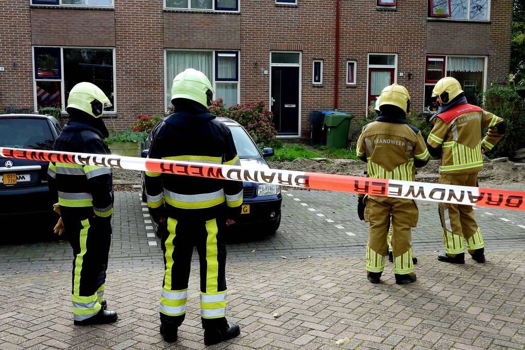 Gaslekkage door werkzaamheden