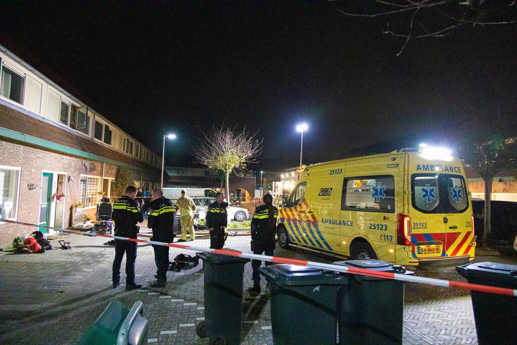 Gewonde bij brand in woning