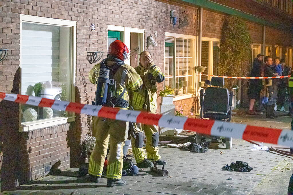 Gewonde bij brand in woning