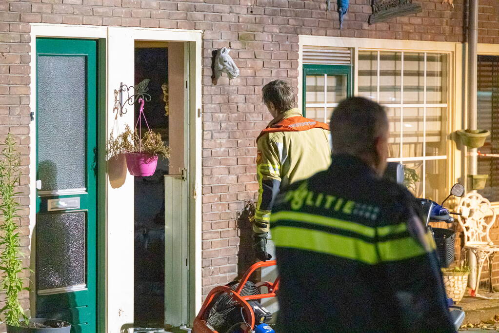 Gewonde bij brand in woning