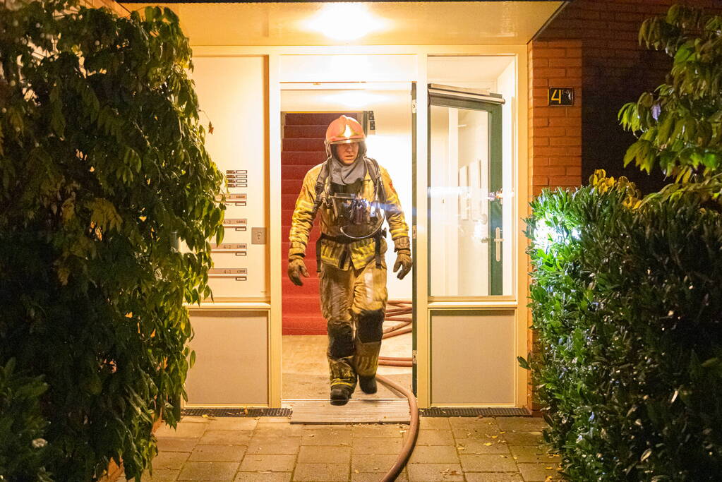 Schuur door brand verwoest