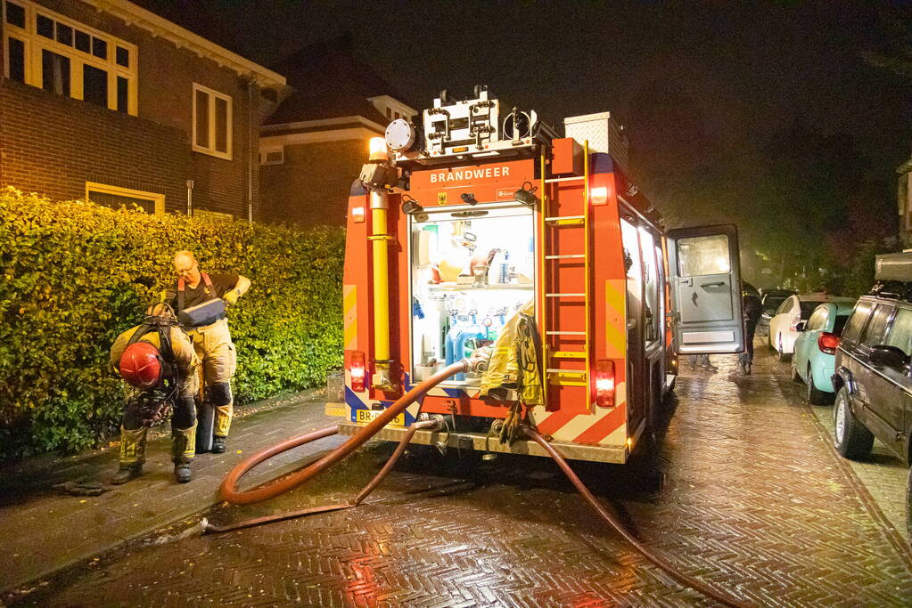 Schuur door brand verwoest