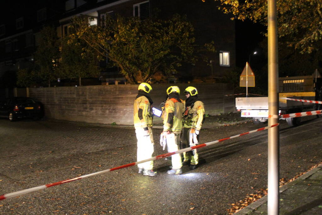 Gaslek ontstaan door werkzaamheden