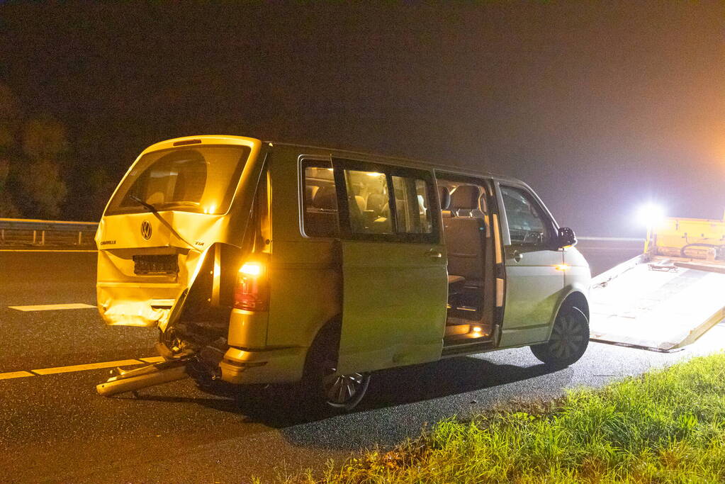 Dronken bestuurster veroorzaakt ongeval op snelweg