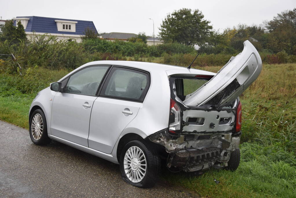 Gewonde bij botsing in file