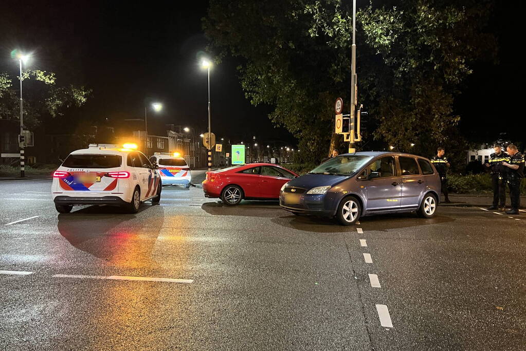 Schade bij ongeval op kruising