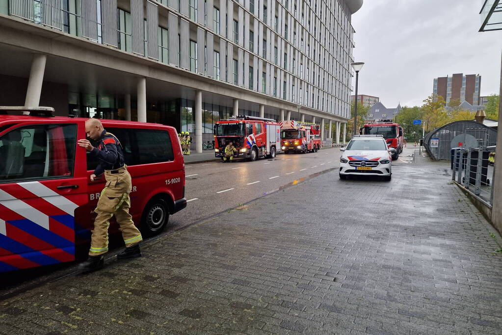 Onderzoek naar chemische reactie in laboratorium