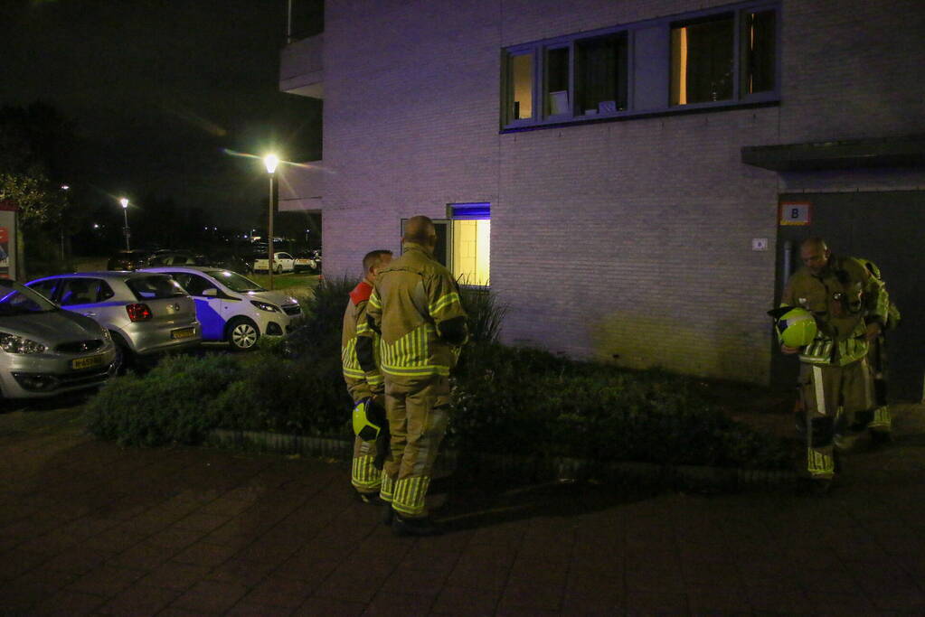 Vreemde lucht in berging zorgt voor brandweerinzet