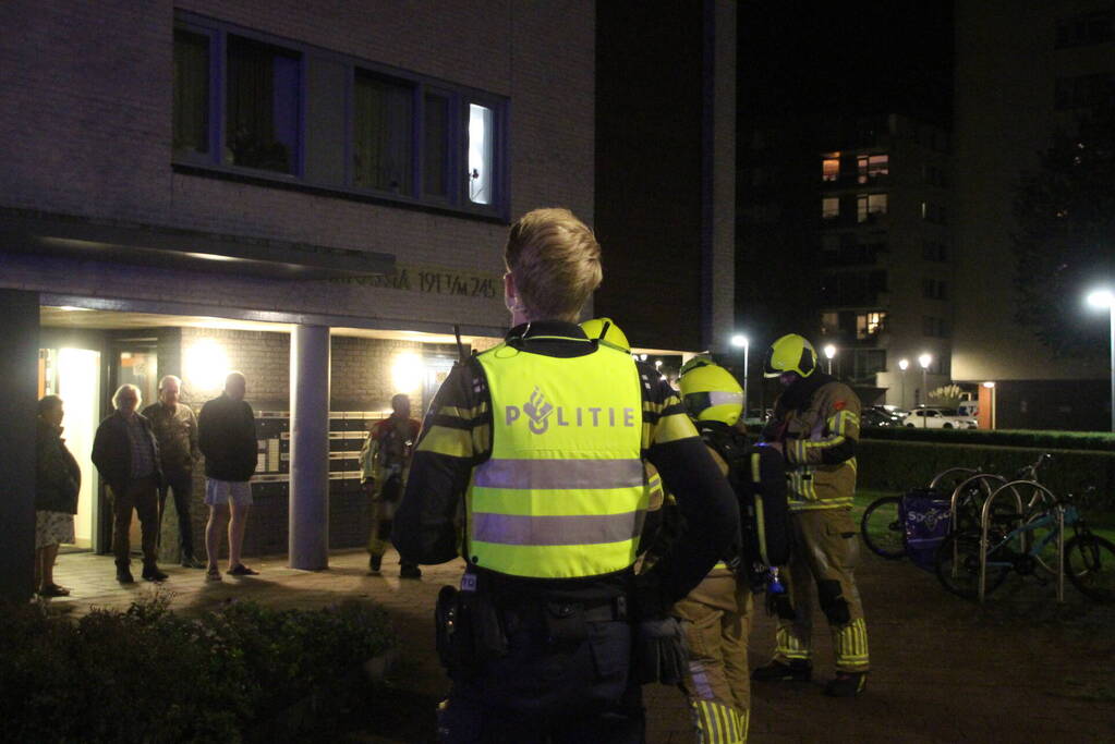 Vreemde lucht in berging zorgt voor brandweerinzet