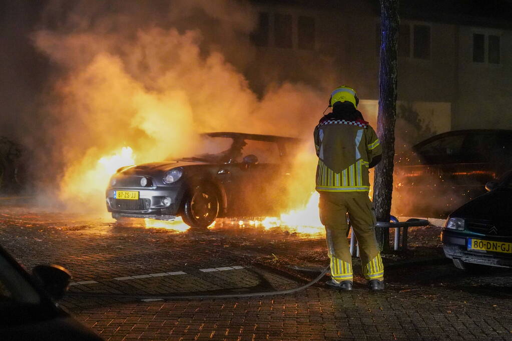 Veel schade bij autobrand