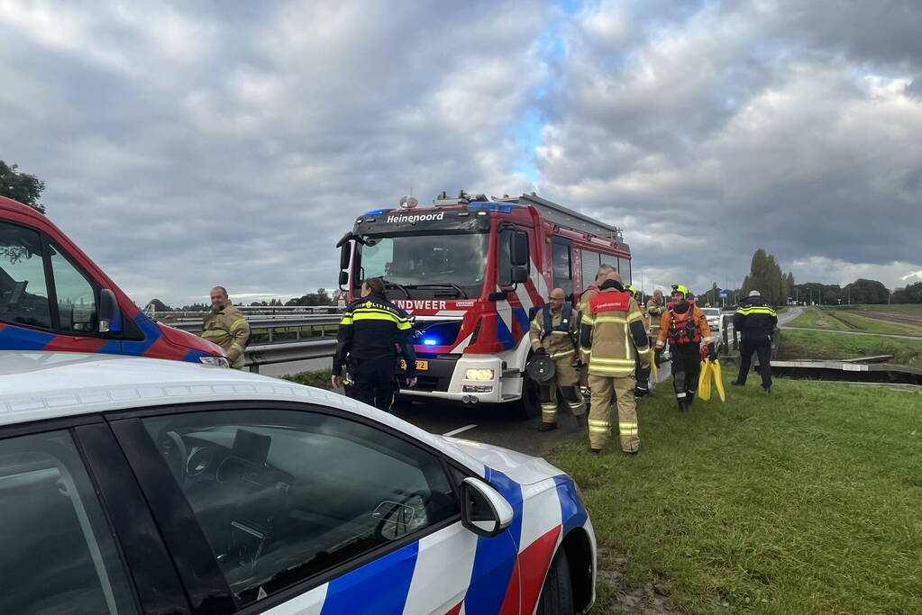 Hulpdiensten ingezet na aantreffen fiets bij water