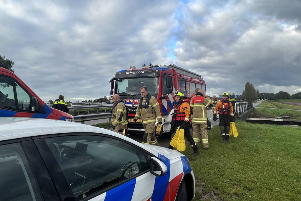 Hulpdiensten ingezet na aantreffen fiets bij water