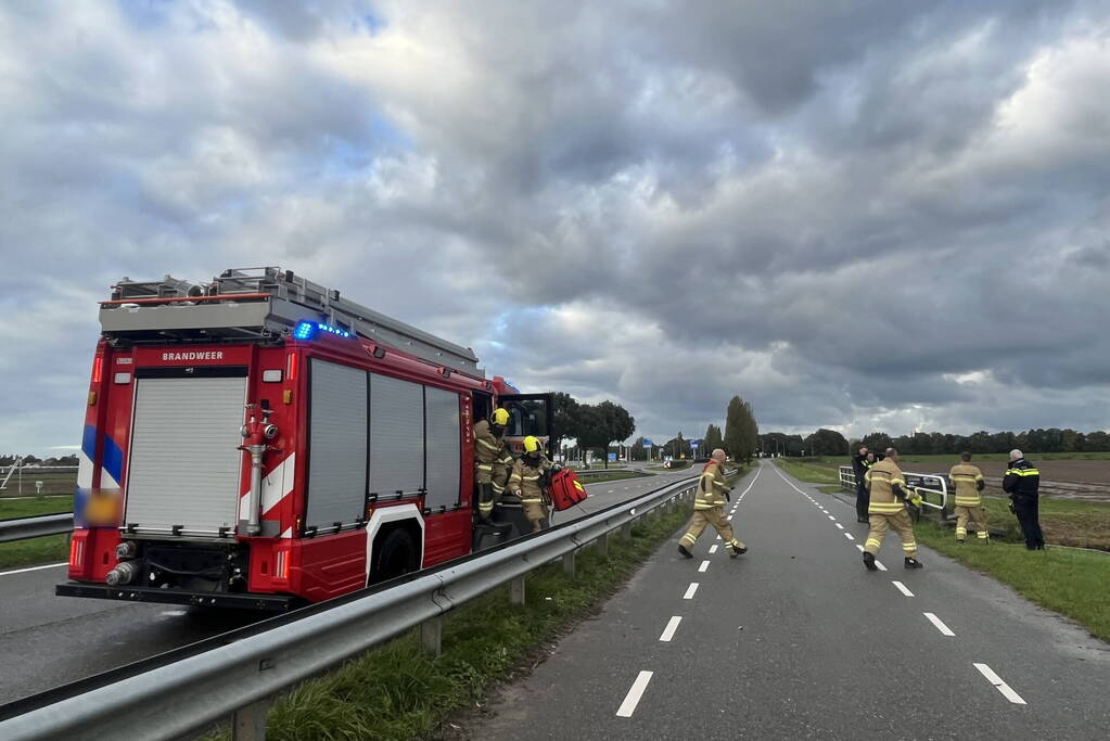 Hulpdiensten ingezet na aantreffen fiets bij water