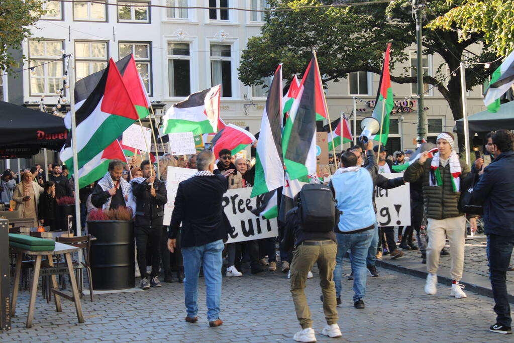 Pro Palestina demonstratie trekt veel mensen