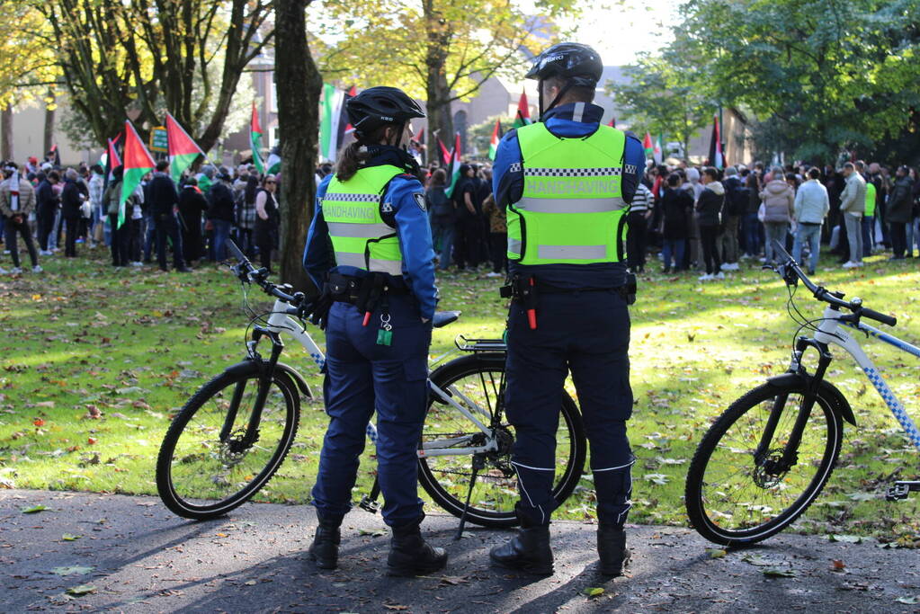 Pro Palestina demonstratie trekt veel mensen