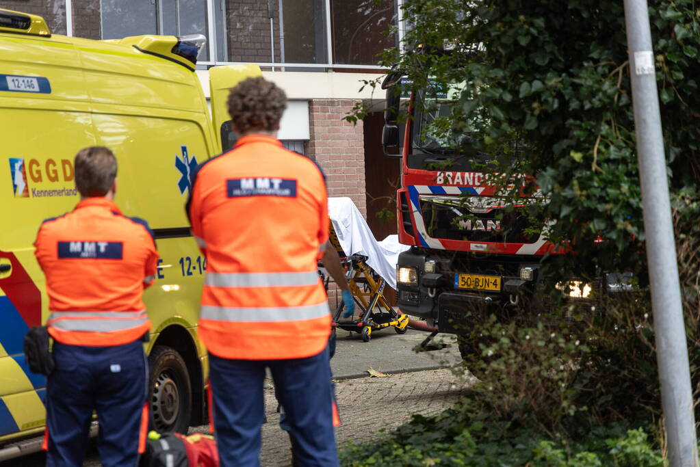 Persoon overleden bij woningbrand