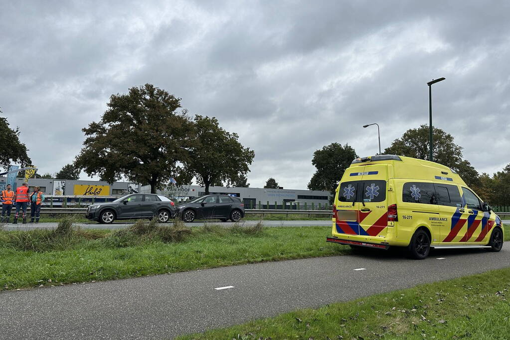 Ambulance betrokken bij kop-staartbotsing