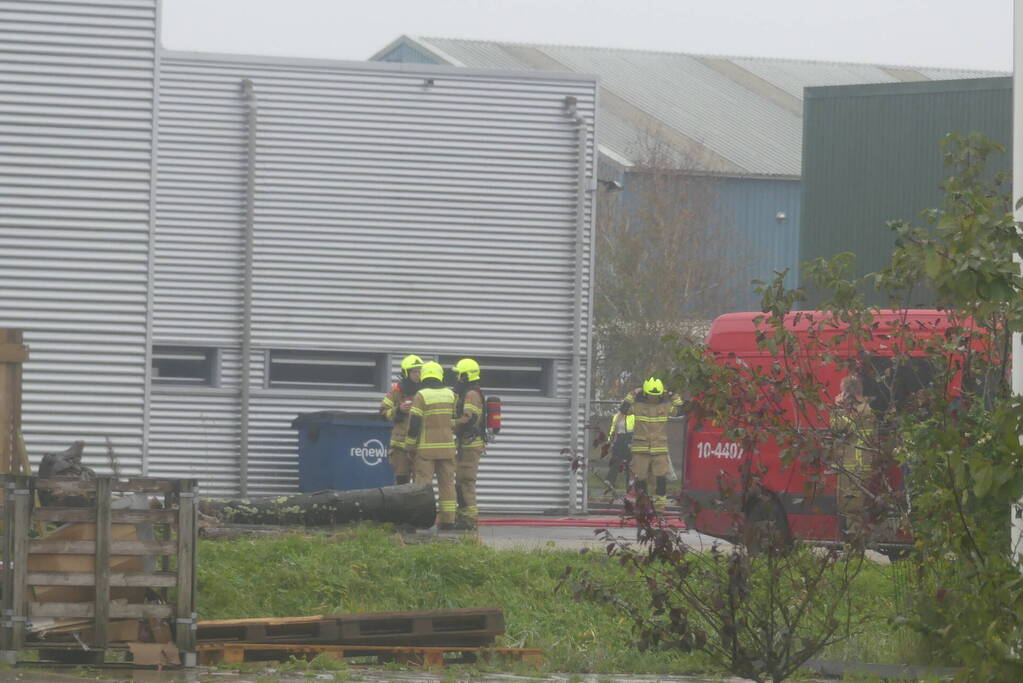 Brand in keuken van brandweerkazerne