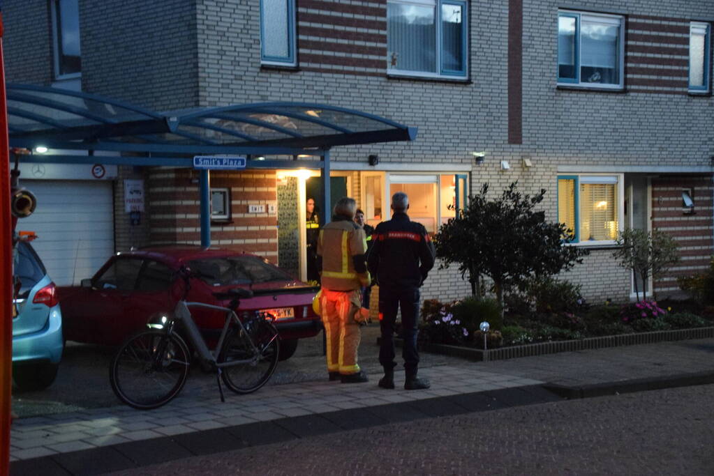 Gasfles ontploft in woning