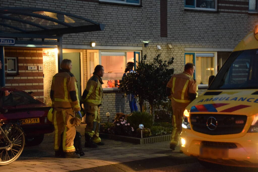 Gasfles ontploft in woning